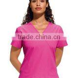Female Nurse Medical V-Neck Scrub Top thumbnail-1