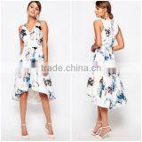 Hot Selling New Collection Comfortable Floral Print Casual Dress for Women