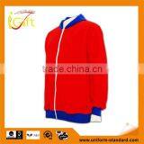 Trade Assurance BSCI Customized Design 2016 Embroidery/screenprint Wholesale Red Hoodie thumbnail-1