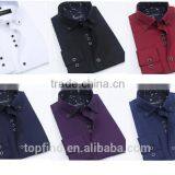 2015 Top Sale Classic 100% Cotton Korean Style Slim Fit Mans Long Sleeve Shirt for Oem thumbnail-5