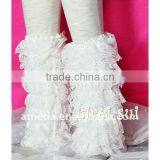 Kids White Lace Petti Warmers LM7 thumbnail-1