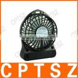 Fashion Summer Cool Super Wind Portable Lithium Battery Fan ABS Material With Portable USB Cable thumbnail-4