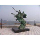 Bronze General Riding On Horse Statue thumbnail-2