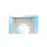 White Marble Fireplace Mantel (L180*H145*W45cm)