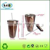 Stainless Steel Mug With Straw With Straw Stainless Steel Tumbler With Straw thumbnail-4