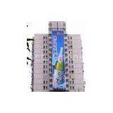 Anti Curling Seamless PVC Banner Roll / Print Canvas For Building Murals / Displays