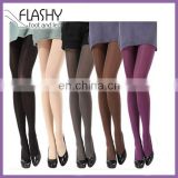 Ladies opaque plain footed microfiber 3D fashion covered 70D 80D 100D 120D 130D tights pantyhose