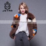 Top sale attractive style real fox fur short coat