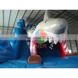 Giant Inflatable Shark Water Slide With Pool for Sale,Inflatable Jumping Water Slide thumbnail-2