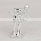 Make Top Grade Classic Gold Plastic Billiard Figure Cup Trophy