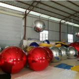 Holidays Decorations Large Hanging Pvc Gold Inflatable Mirror Ball Balloon With Wholesale Price thumbnail-2
