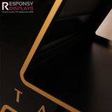 A Character Wine 3D Display Stand Two-sided Acrylic And Wood Cell Floor Display thumbnail-5