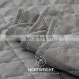 Wholesale High Quality Full Size Grey 100% Polyester Comforter Quilt Set For Adult thumbnail-5