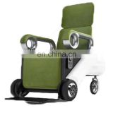 Hospital  function practical aluminum alloy lightweight fold electric wheel chair