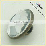 White Aryclic Loop Button for Clothing