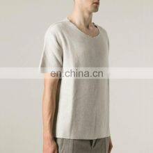 Men's Cashmere/silk Blended Sweater With Short Sleeves thumbnail-1