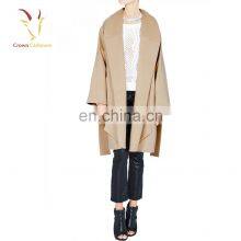 Woven Warmest Winter Women Wool Cashmere Coat thumbnail-1