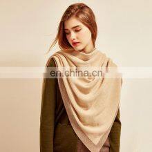 Inner Mongolia Cashmere Triangle Scarf Shawl and Poncho thumbnail-2