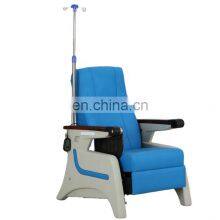 High Quality Luxury Electric Transfusion Chair Medical Recliner With IV Pole and Dining Table