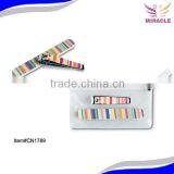 Rainbow Printed Emery Board and Nail Clipper PVC Manicure Bags