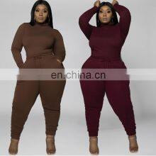 Spring and Summer New Fashion Loose Suit Clothing Wholesale Custom Solid Color Large Size Long-sleeved Trousers Casual Women's thumbnail-3