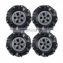 Unfinished Black/Silver 4WD Load Capacity 10KG Mecanum Robot Car Smart Car Chassis Kit thumbnail-3