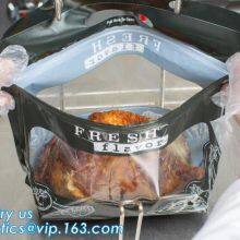 Food Grade Anti Fog Material Resealabele Plastic Hot Chicken Bag, Fresh Chicken Packing Bag, Roast Chicken Boiled Chicken Pouch thumbnail-2