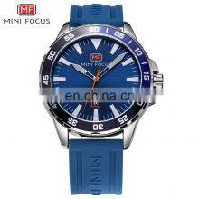 MINI FOCUS MF0020G Cool Fashion Big Display Rubber Band Analog Calendar Men Sports Casual Quartz Watches thumbnail-2