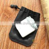 Customized Sheep Leather Portable Phone Charger Organizer Bag for Phone Power Source for Macbook's Charger thumbnail-3