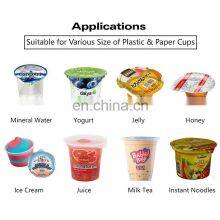 Fully Automatic Ketchup Blister Packaging Machine For Ketchup Into Plastic Contain Ketchup Cup Packing Machine thumbnail-2