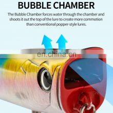 JOHNCOO Saltwater Fishing Lure 95mm 21g Topwater Hard Popper Lerrue Lure Popper thumbnail-3