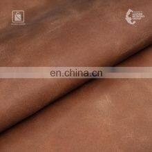 Premium Vintage Look Full Grain Natural Vegetable Tanned Genuine Leather at Wholesale Price thumbnail-3