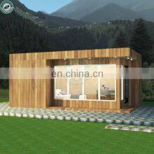 Flatpack Modular Container Wooden Houses Protective Treated Timber Log Cabin Tiny House With Bath in Portugal thumbnail-2