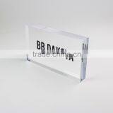 Clear Acrylic Logo Block Clear Glass Blocks Acrylic Blocks Wholesale RL024