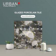 Luxury Hotel Golded 600X600mm Ceramic Non Slip Glazed Rustic Porcelain Floor Wall Tile thumbnail-5