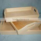 Distressed High Quality Solid Wooden Serving Tray thumbnail-4