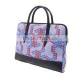 Neoprene With Cubic Printing Pattern Laptop Bag thumbnail-4