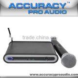Professional Plastic Body Best Wireless Microphone For Karaoke UHF-13 thumbnail-6