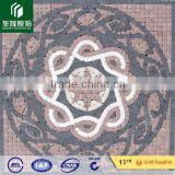 Water jet exotic style circle pattern for flooring