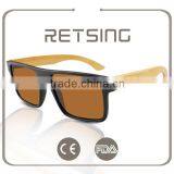 Handmade Wooden Custom Logo Bamboo Sunglasses With Polarized Lenses Wholesale Sunglasses Quality Choice thumbnail-1