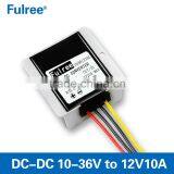 Waterproof 12v to 12v10A dc Regulator,10-36v to 12v Dc-dc Converter Module, Stablizer for Solar Power thumbnail-2