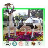 Two Animatronic Animals in Garden