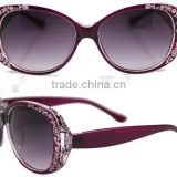 sunglasses, 2015 new hot fashion magnetic woman folwer eyewear, pc &metal mixed taizhou cheap eye glasses