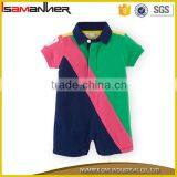 New style baby romper polo collar short sleeves popular baby club clothes                        
                                                                                Supplier's Choice