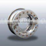 Beadlock Polished Spun Aluminum ATV Rims 12 x 5 thumbnail-1