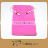 Pink Velvet Mobile Phone Pouch