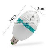 CE Approved Festival Party Mini Laser Magic Colorful Rotating Led Bulb Lamp RGB Led Color Changing Led Light Quality Choice thumbnail-2