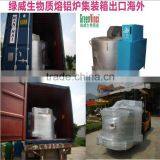 Less Burning Loss Small Biomass Induction Melting Furnace For Sale thumbnail-1