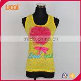 Women Sleeveless Blouses Printed Design Top for Ladies