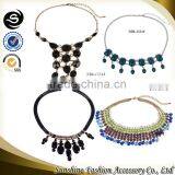 Multi layer bead necklace high quality plastic bead necklace